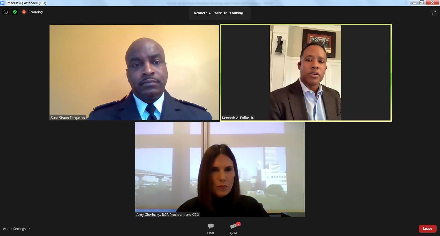 BGR Breakfast Briefing - Future of Policing in New Orleans