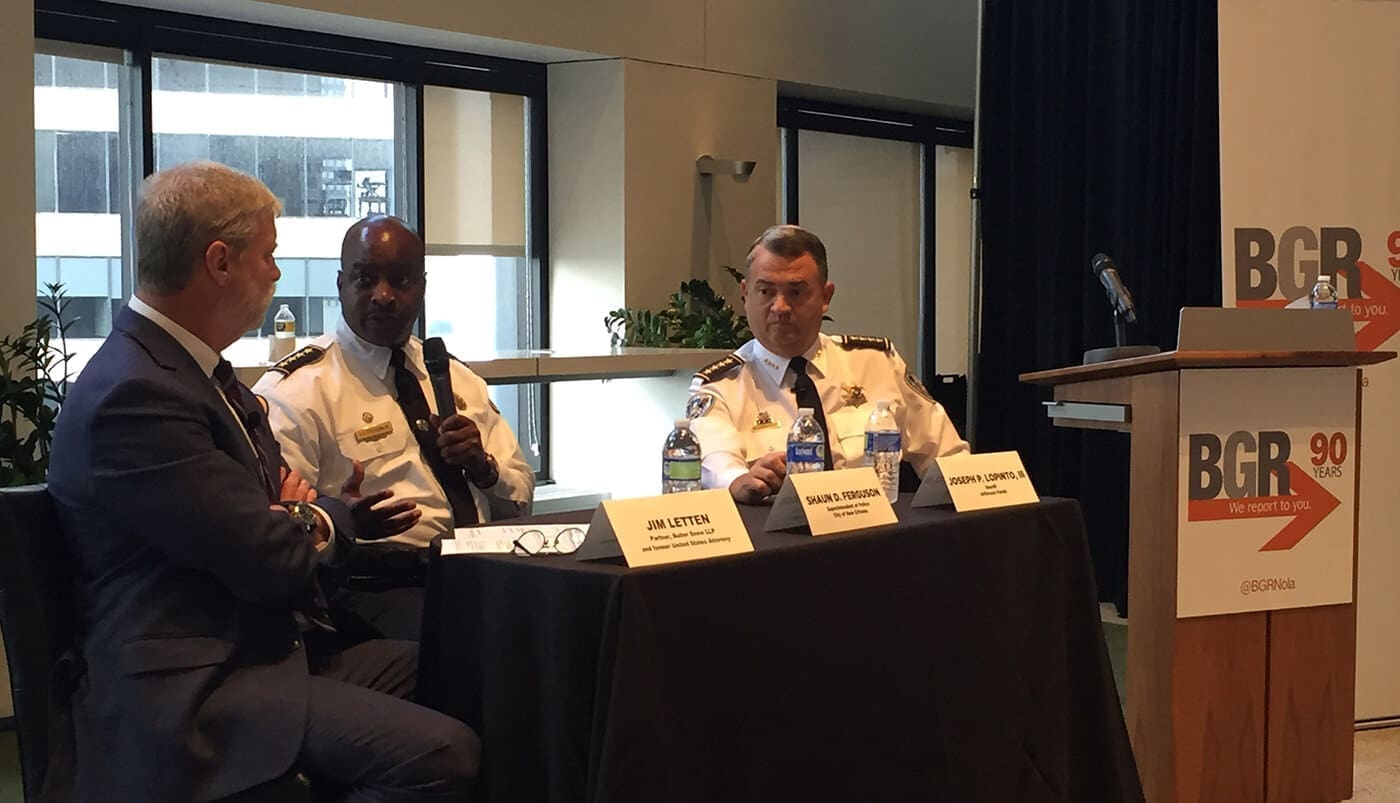 Photo of May 12 Breakfast Briefing with law enforcement leaders