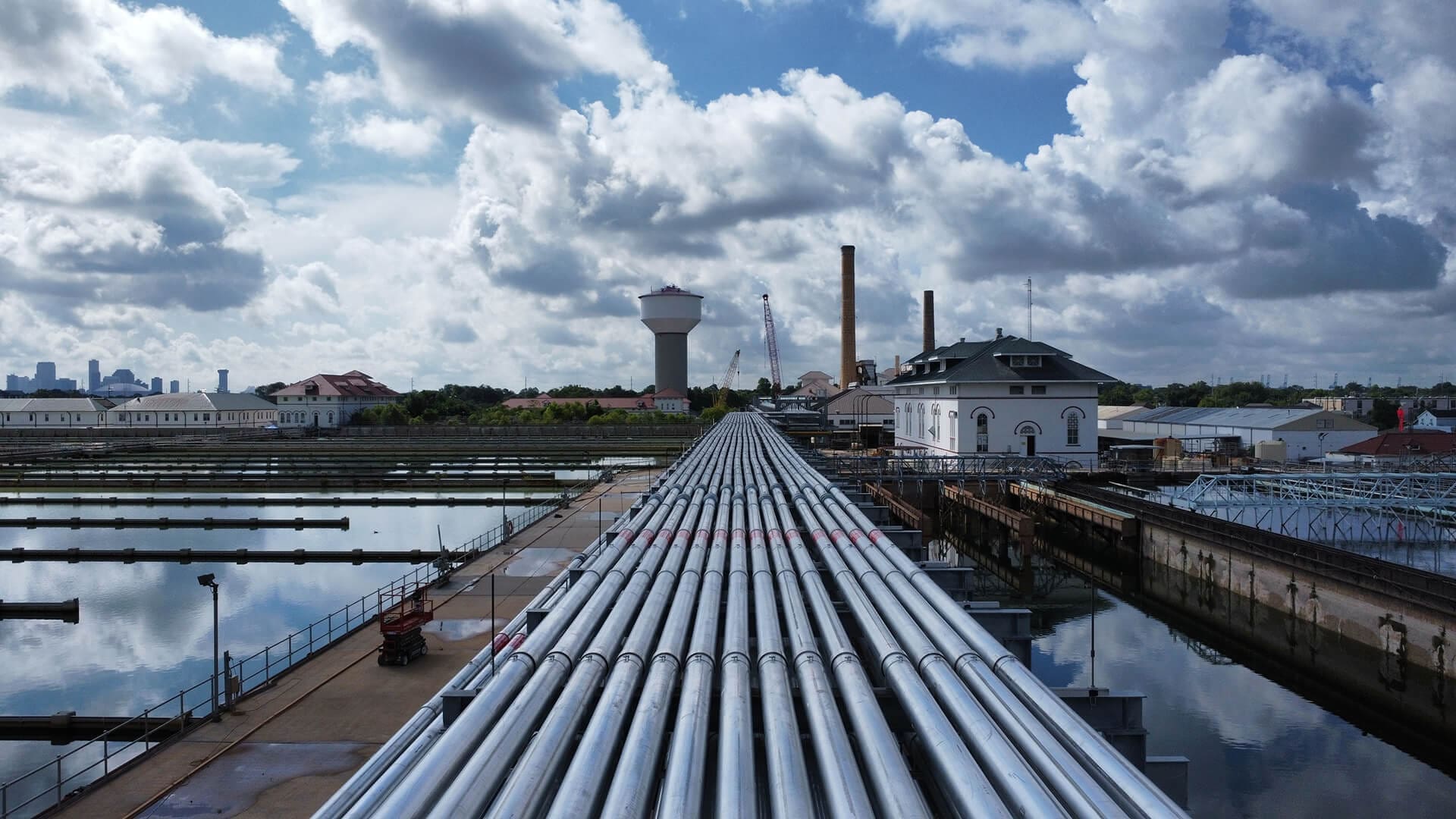 Sewerage & Water Board east bank water treatment plant